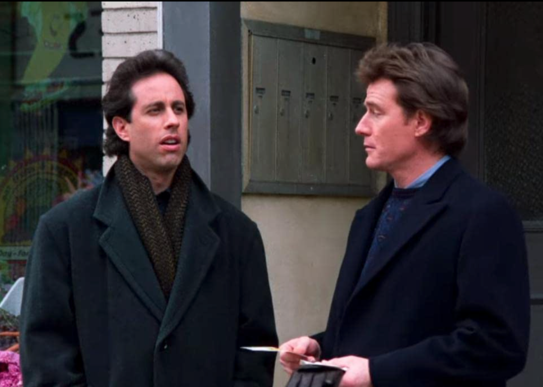 Jerry Seinfeld and Bryan Cranston in ‘Seinfeld’.