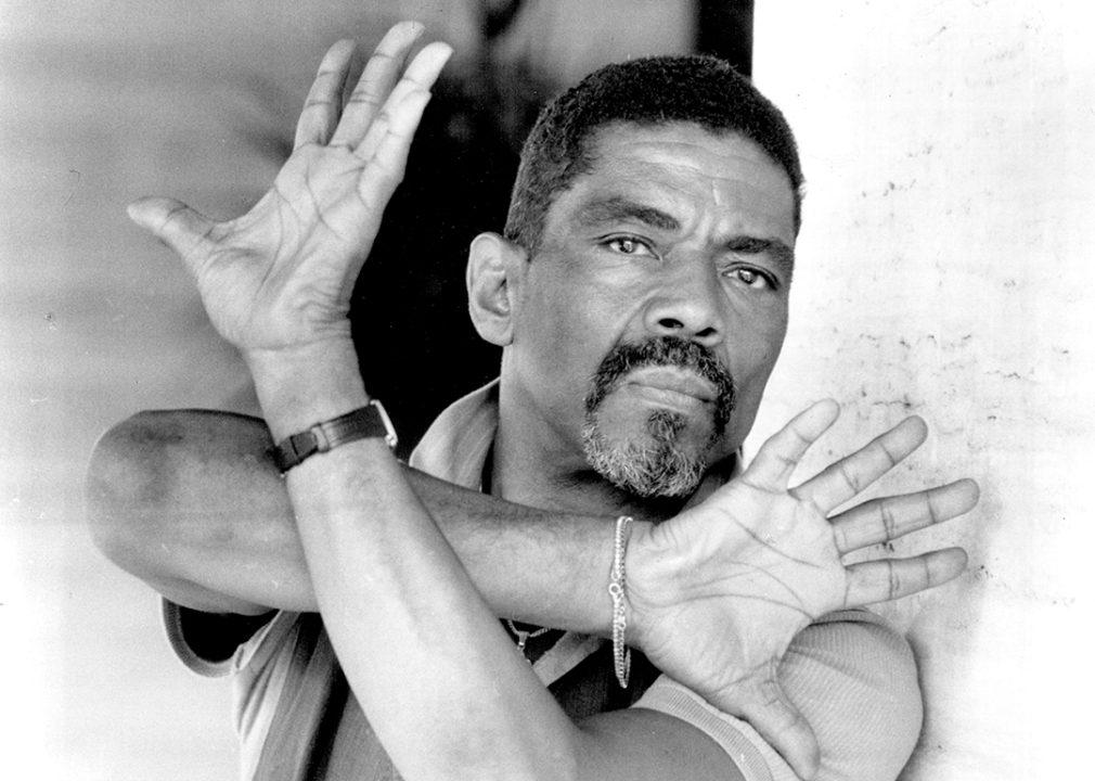 Alvin Ailey poses for a portrait.