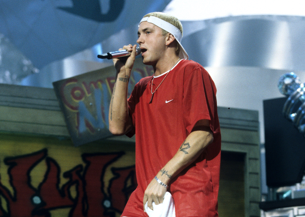 Eminem during Experience Music Project Opening Gala in Seattle.