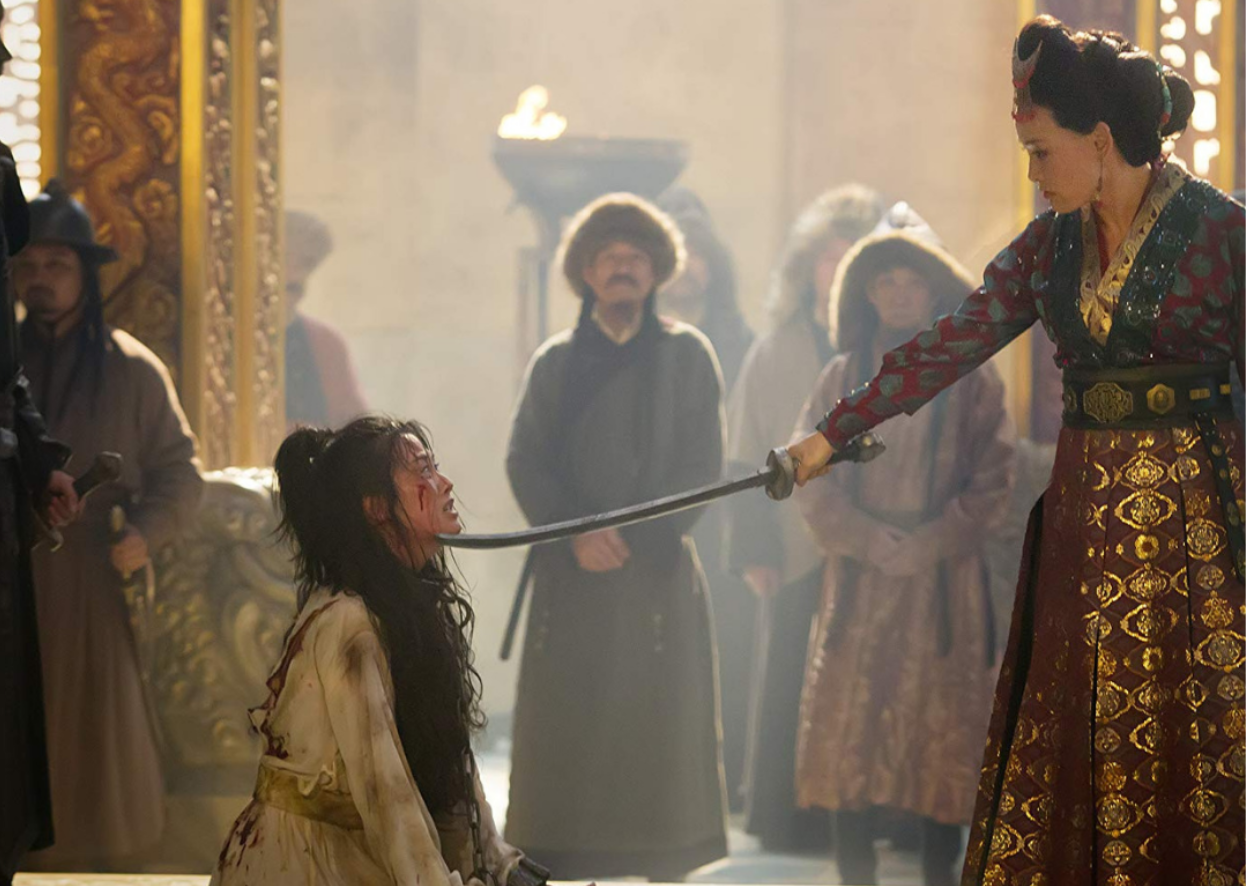 Joan Chen and Olivia Cheng in a scene from ‘Marco Polo’