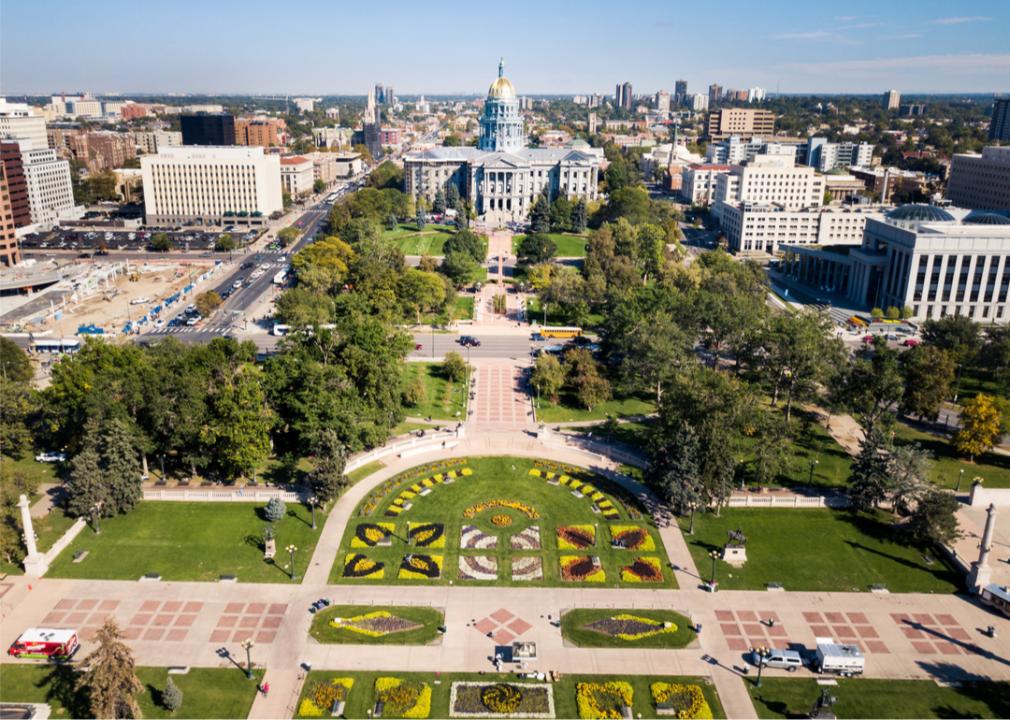 Colorado State Capitol building in Denver