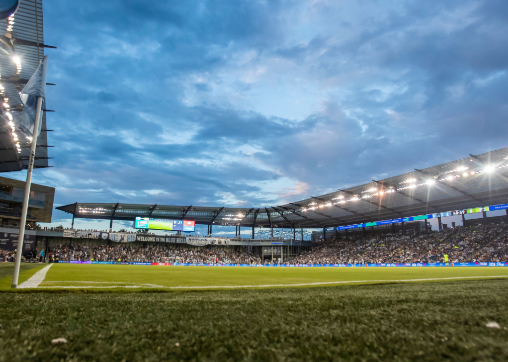 Interior of Children's Mercy Park in Kansas City