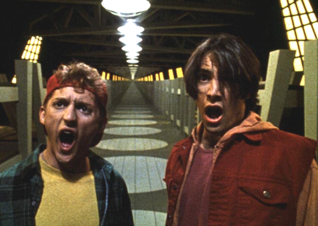 Alex Winter as Bill and Keanu Reeves as Ted in 1991