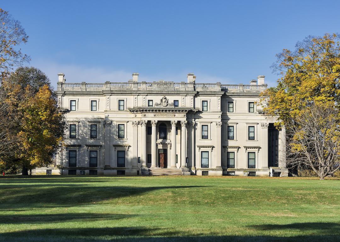 Vanderbilt Mansion National Historic Site in Hyde Park, New York.