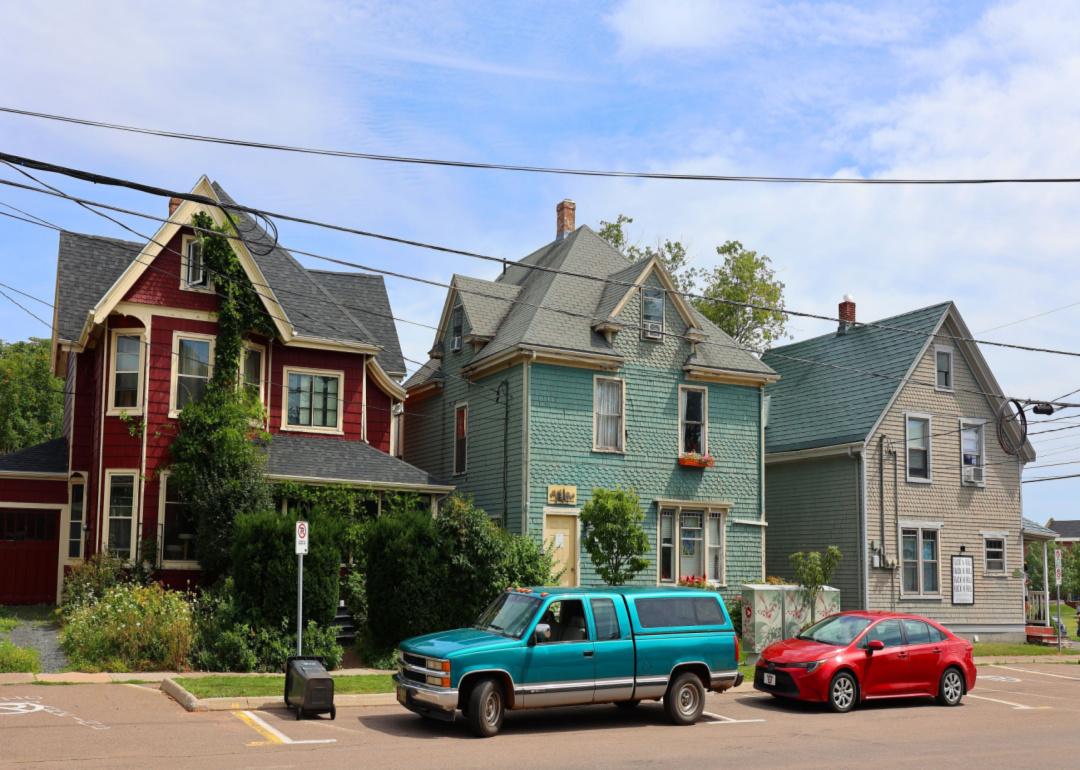 Buildings in the streets of Charlottetown
