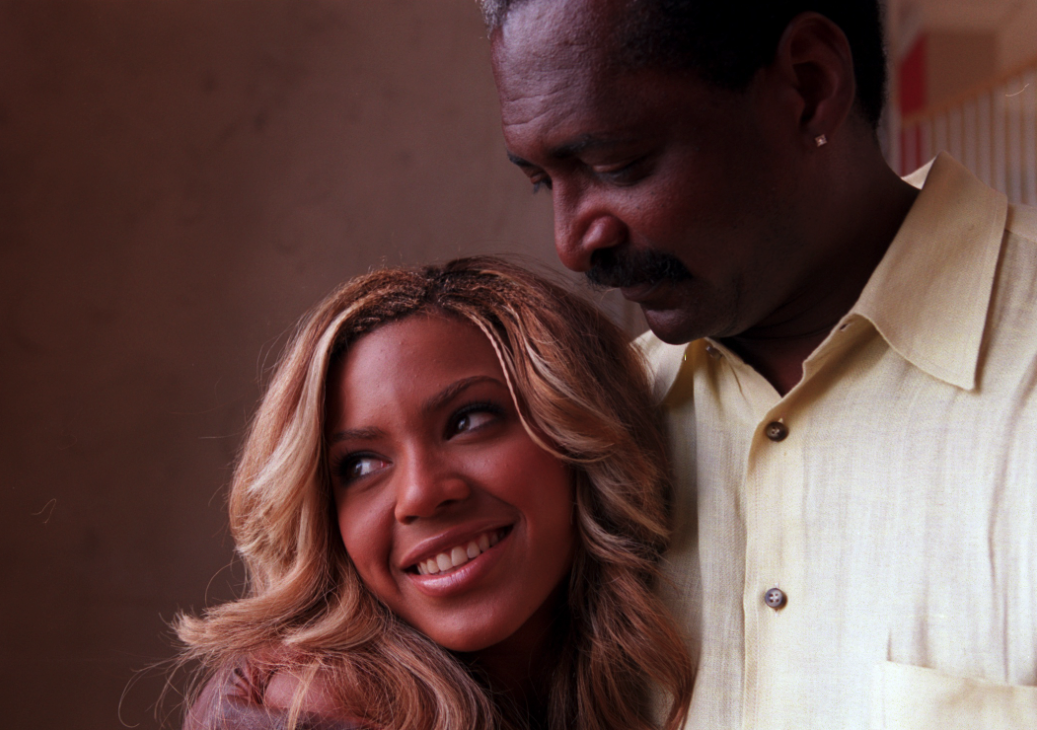 Beyonce Knowles and her father Mathew Knowles