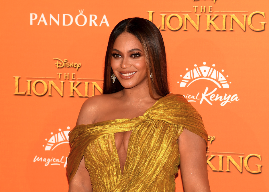 Beyonce Knowles-Carter attends the European Premiere of Disney's "The Lion King"