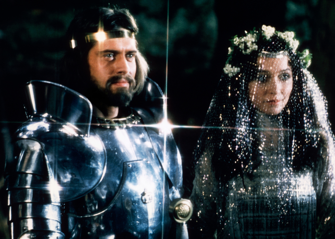 Nigel Terry and Cherie Lunghi as King Arthur and Queen Guenevere in 