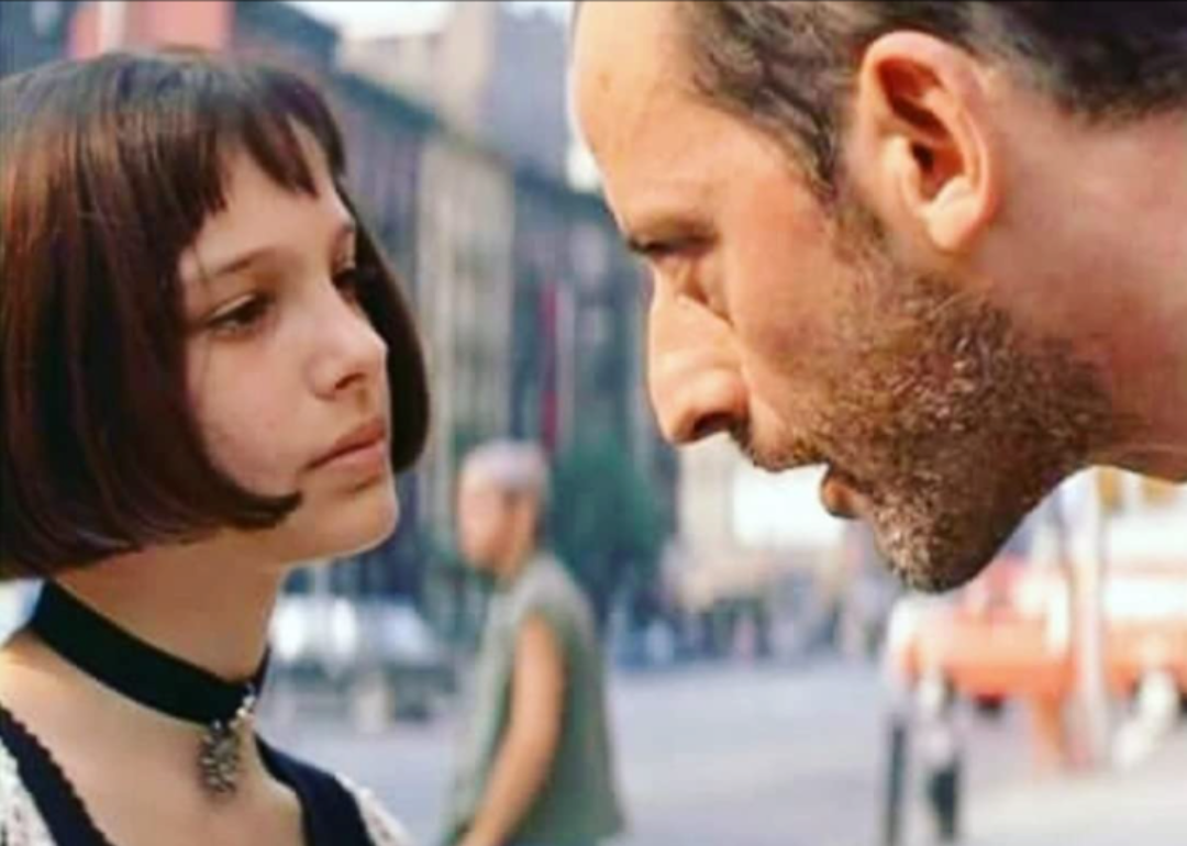 Natalie Portman and Jean Reno in a scene from "Leon: The Professional."