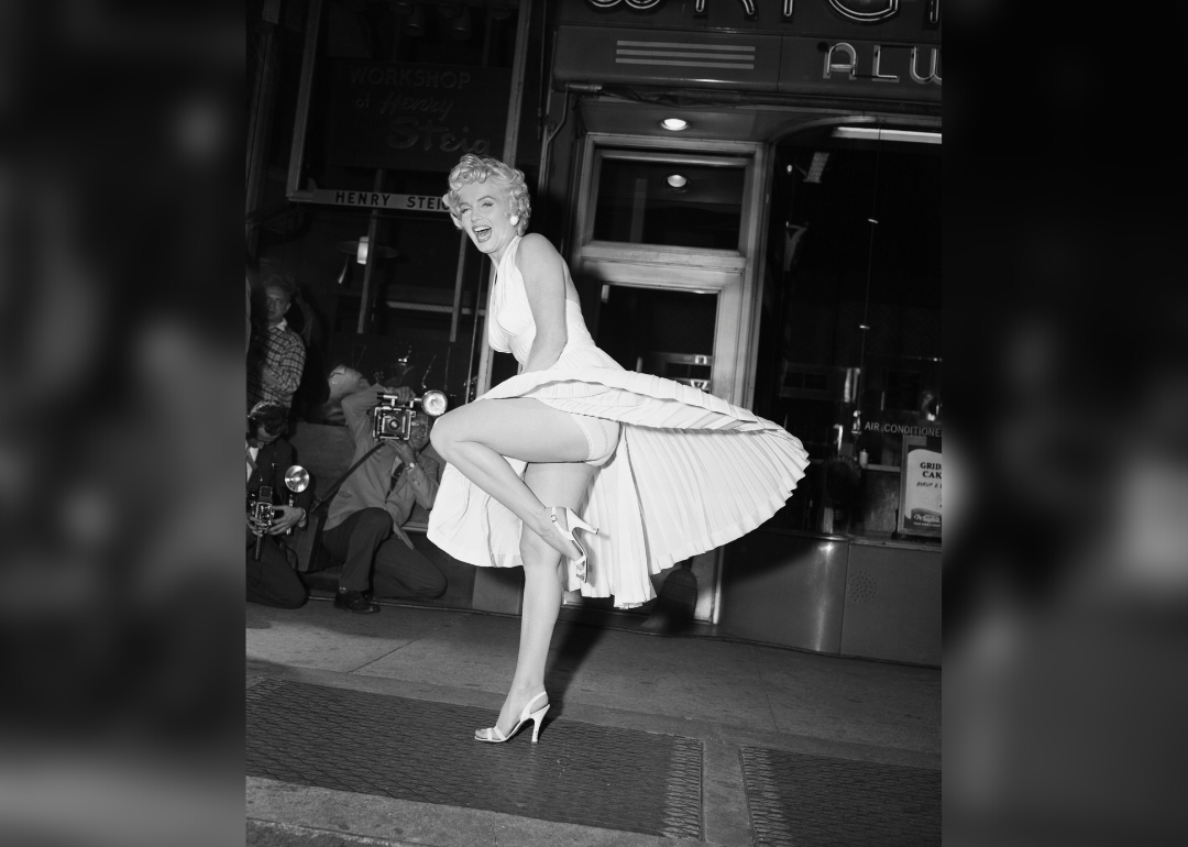 Marilyn Monroe in a scene from ‘The Seven Year Itch.'