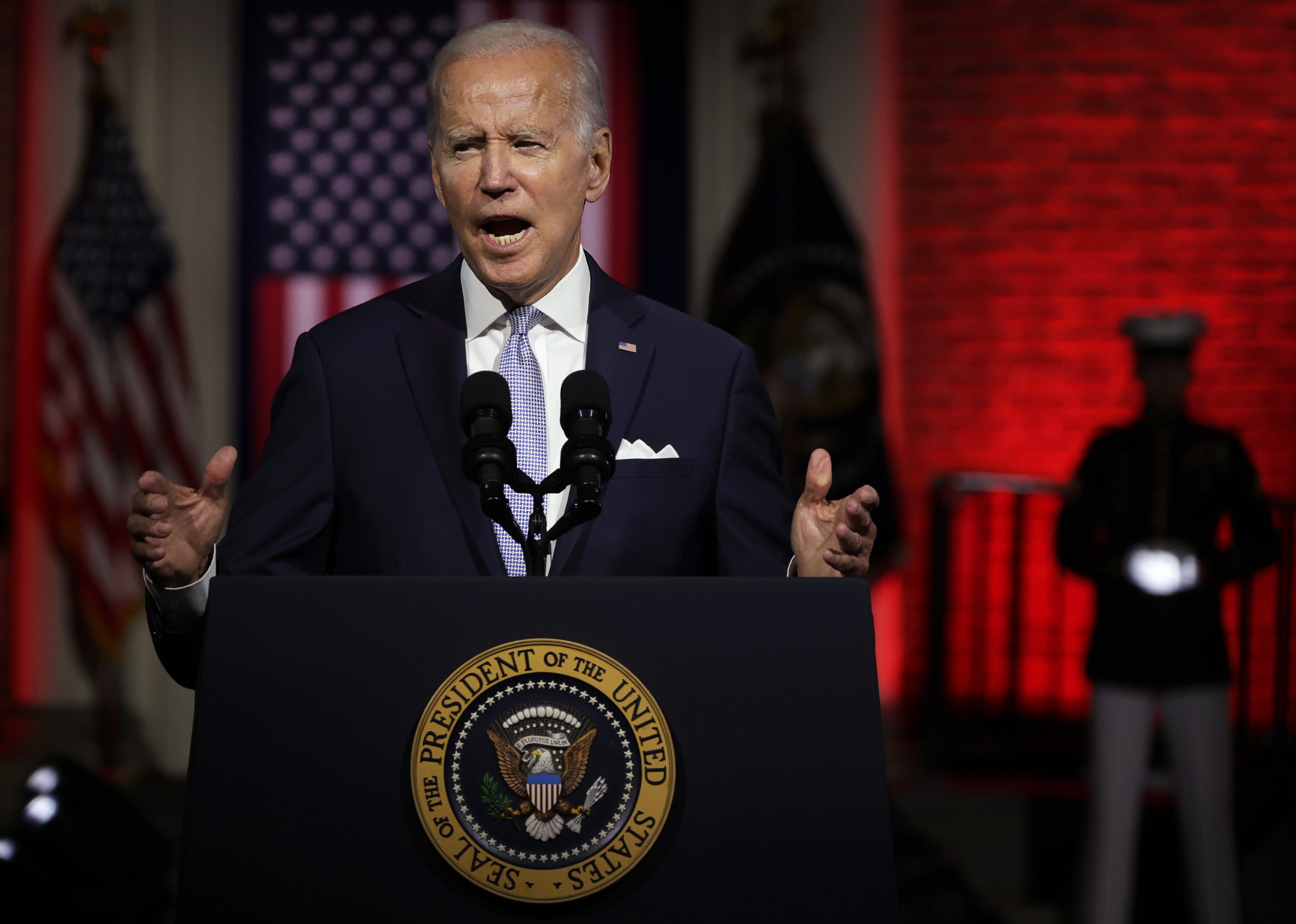 President Biden speaks in Philadelphia, PA on Sept. 1, 2022
