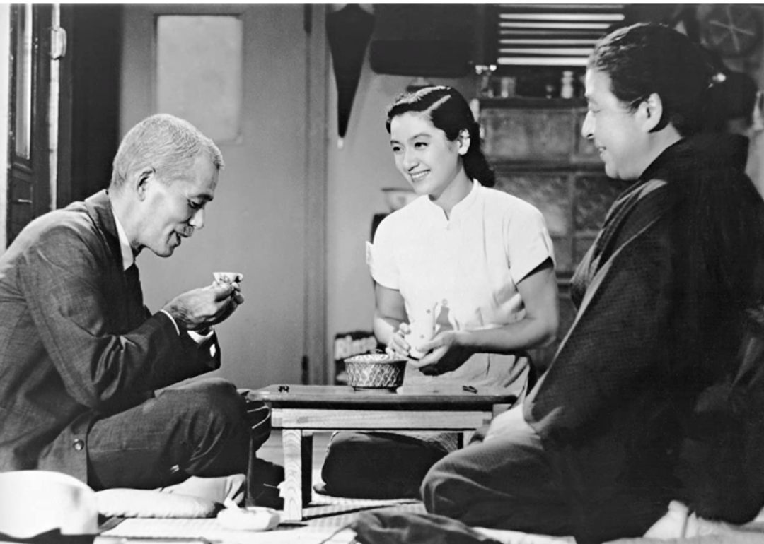 Setsuko Hara and Chishû Ryû in Tokyo Story.