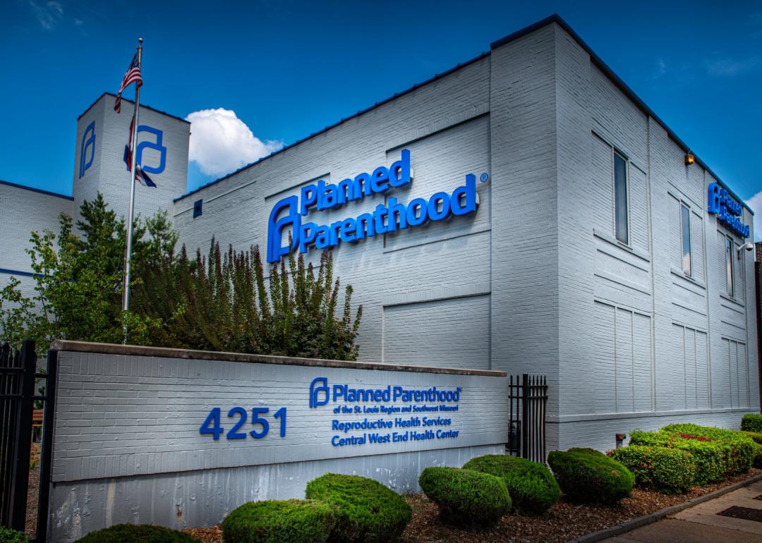 Photo shows the exterior of a Planned Parenthood building