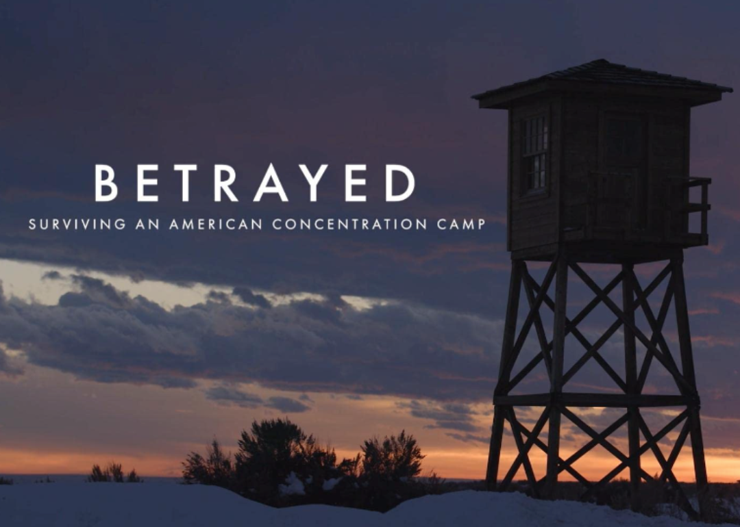 The opening scene of "Betrayed: Surviving an American Concentration Camp".
