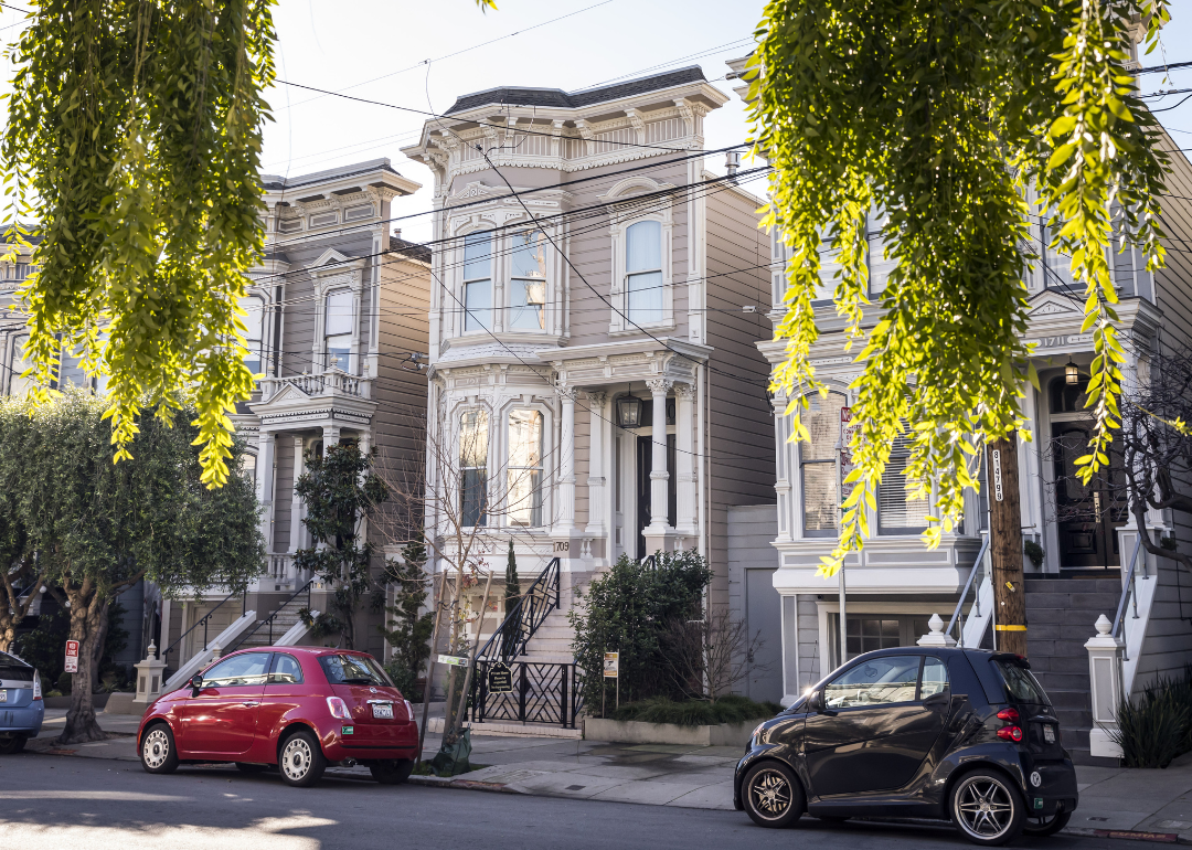 A view of 1709 Broderick Street, the house depicted in the filming of the TV show "Full House."