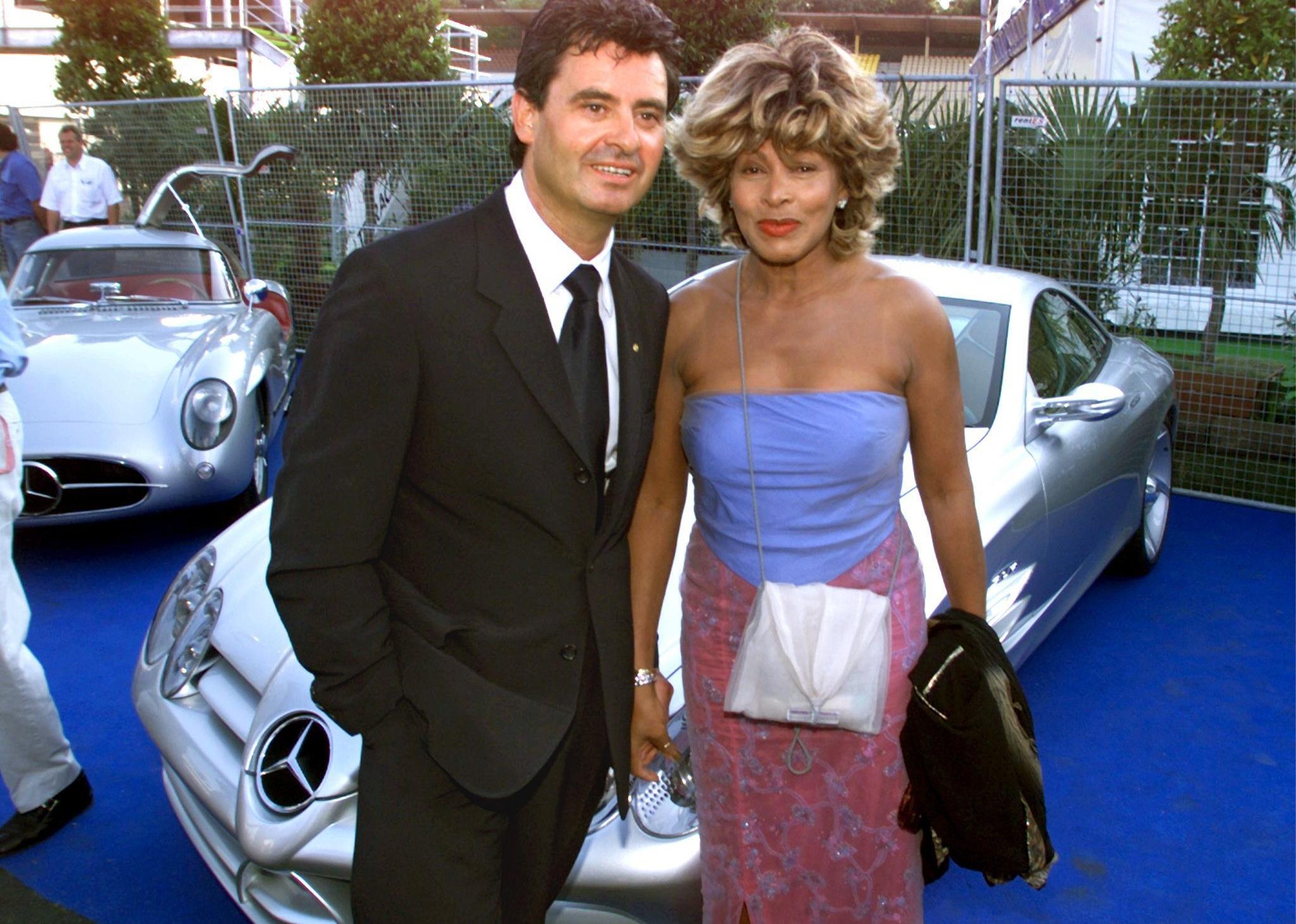 Tina Turner and Erwin Bach before an event.