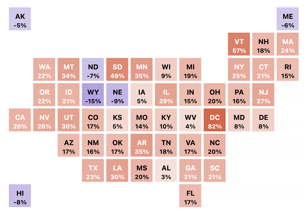 A chart showing fatal collision data from the National Highway Traffic Safety Administration and which states are affected the most.