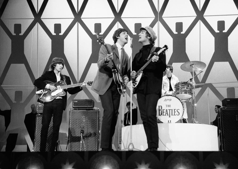 The Beatles rehearse 