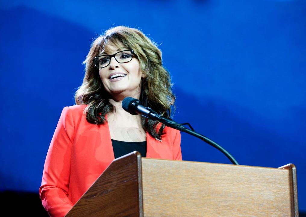 Sarah Palin addresses the audience at the 2016 Western Conservative Summit in Denver, Colorado, on July 1, 2016.