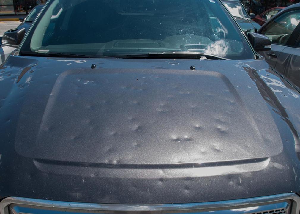 When does car insurance cover hail damage?