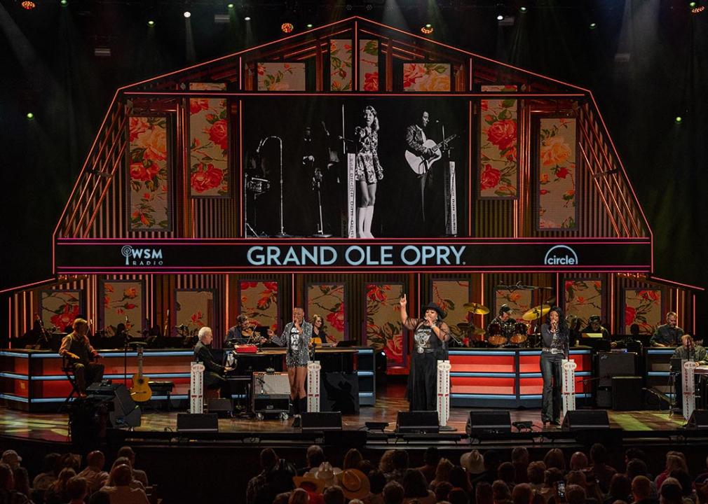 Chapel Hart performs at The Grand Ole Opry in Nashville, Tennessee