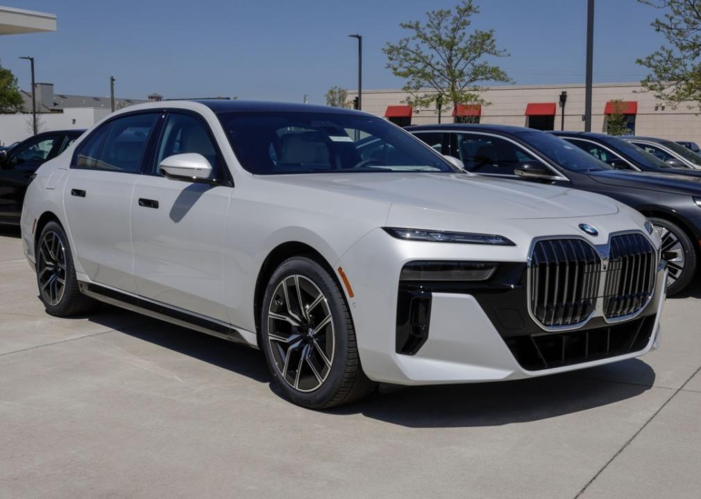 A BMW 7 Series sedan hybrid.