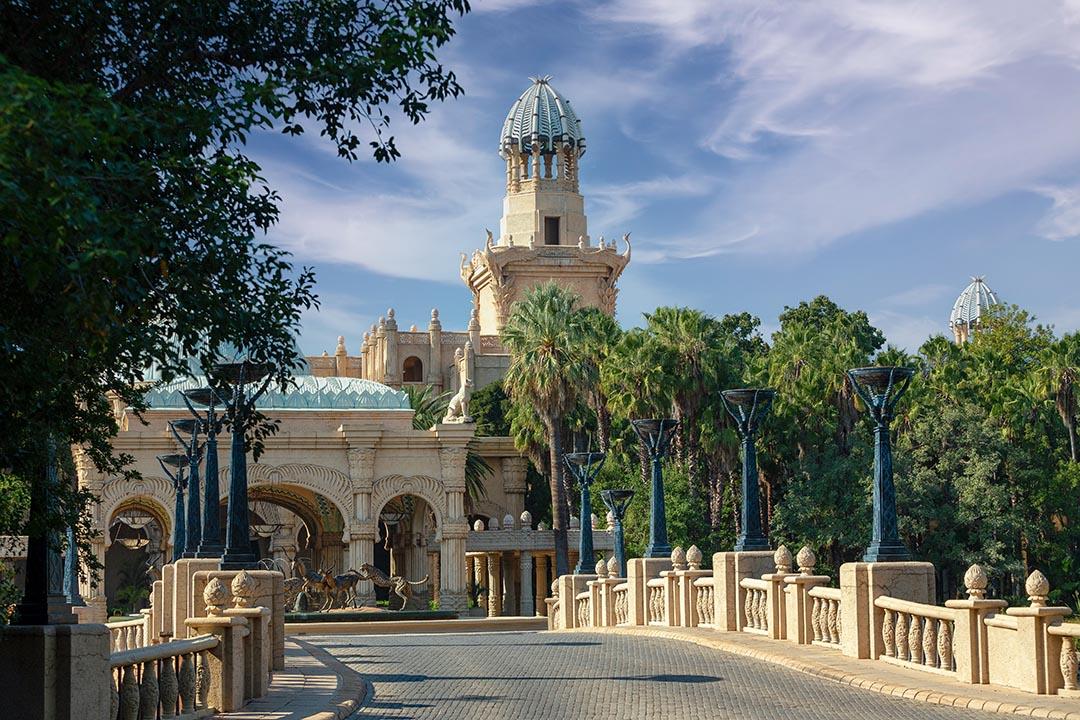 View of the Palace of the Lost City, Hotel Resort South Africa.