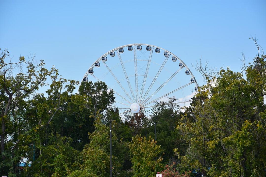 200-foot tall Great Smoky Mountain Wheel at The Island in Pigeon Forge, Tennessee.