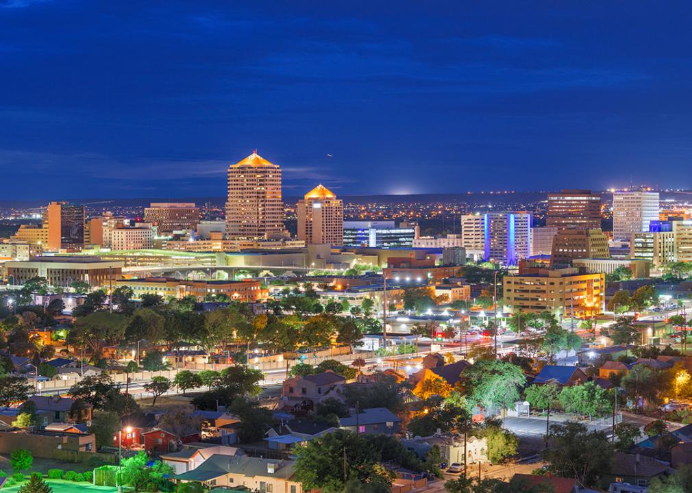 A view of Albuquerque, New Mexico