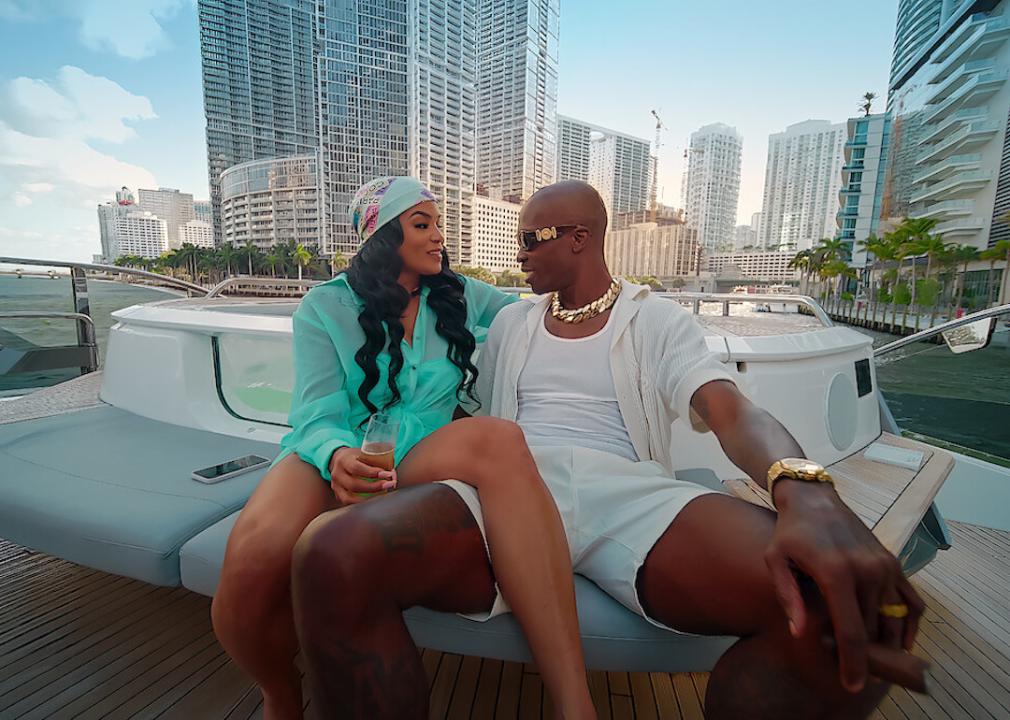 Sharelle and Chad Ochocinco on the 2025 Netflix series 'W.A.G.s to Riches.'