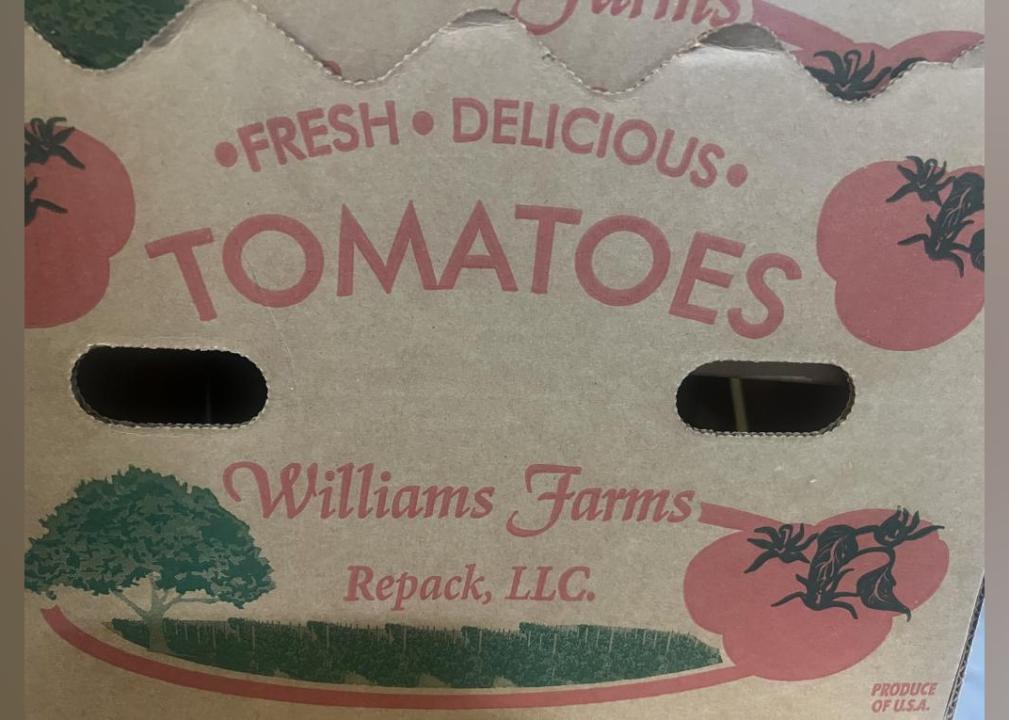 Box of tomatoes
