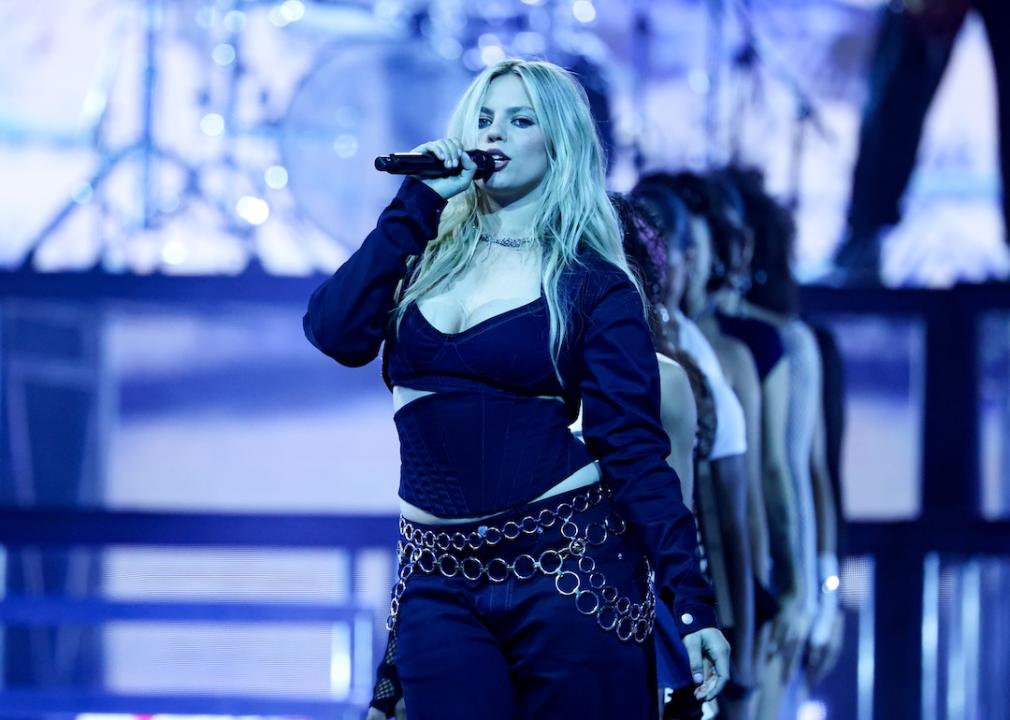 Reneé Rapp performing onstage.