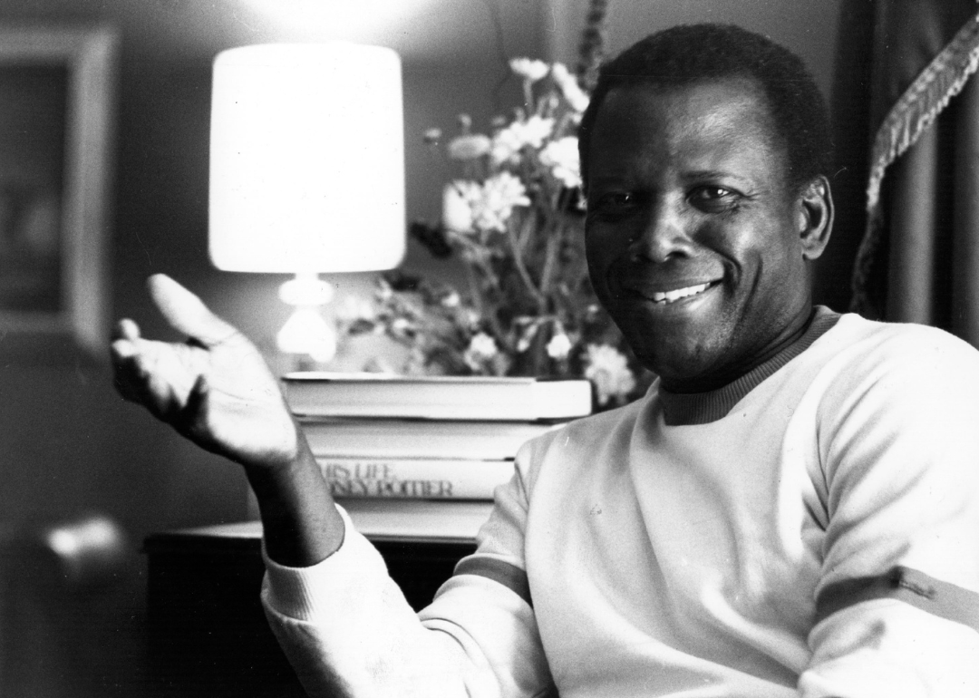 Sidney Poitier portrait.