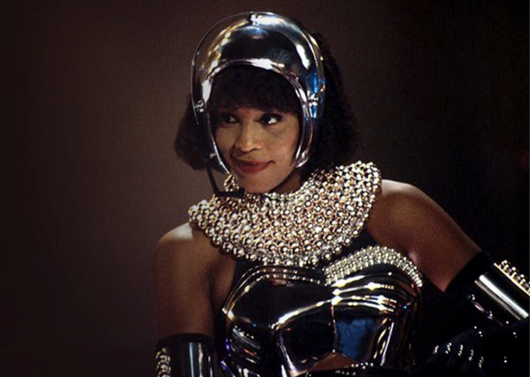 Whitney Houston in a scene from ‘The Bodyguard.'