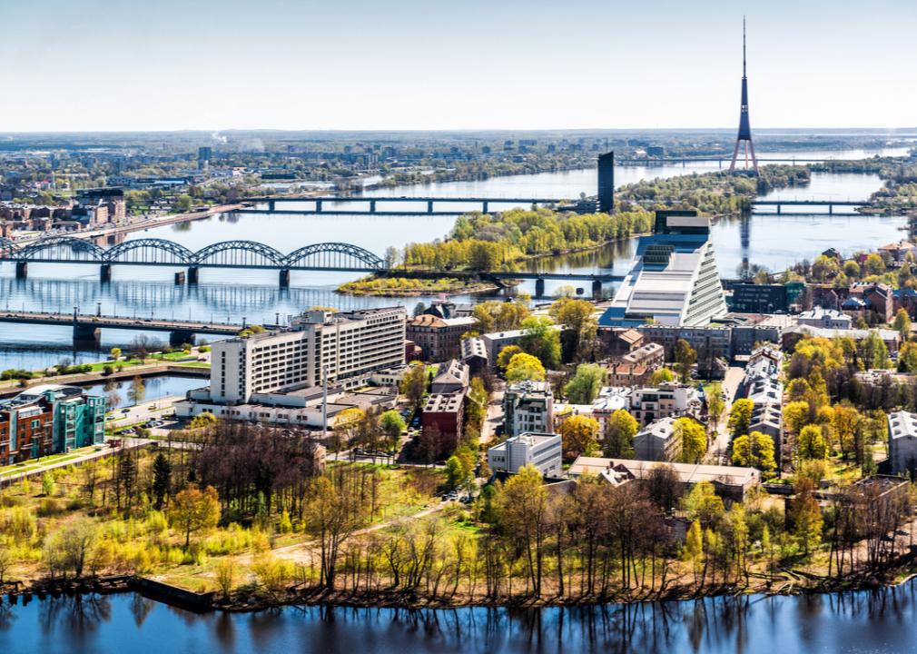 Cityscape Riga, Latvia