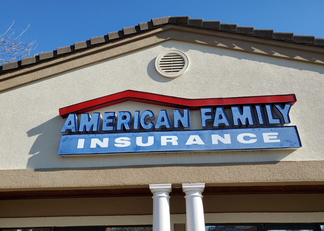 Sign for American Family Insurance.