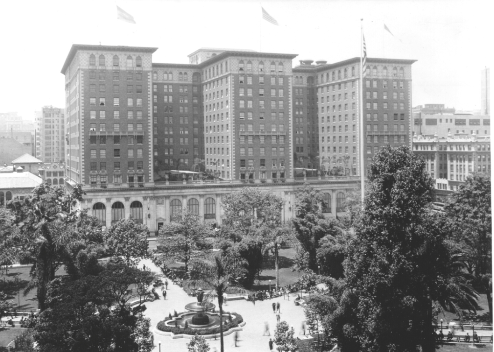 The Biltmore Hotel on Pershing Square