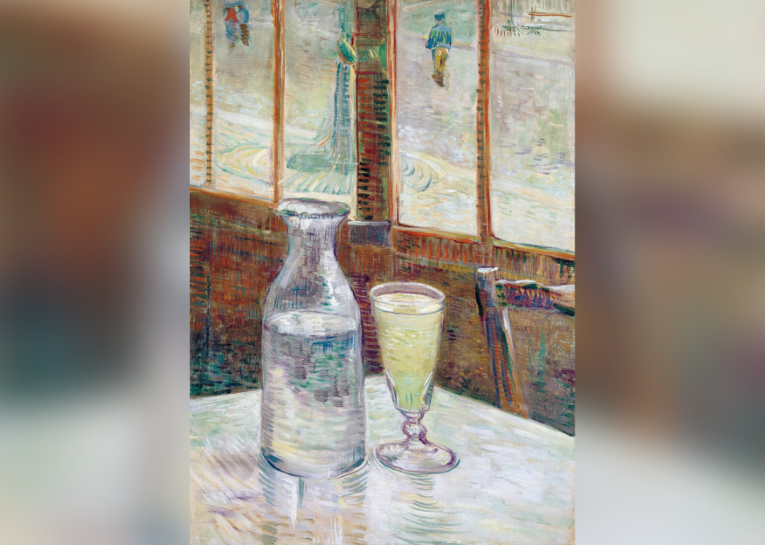 ‘Café Table with Absinthe’ by Vincent van Gogh.