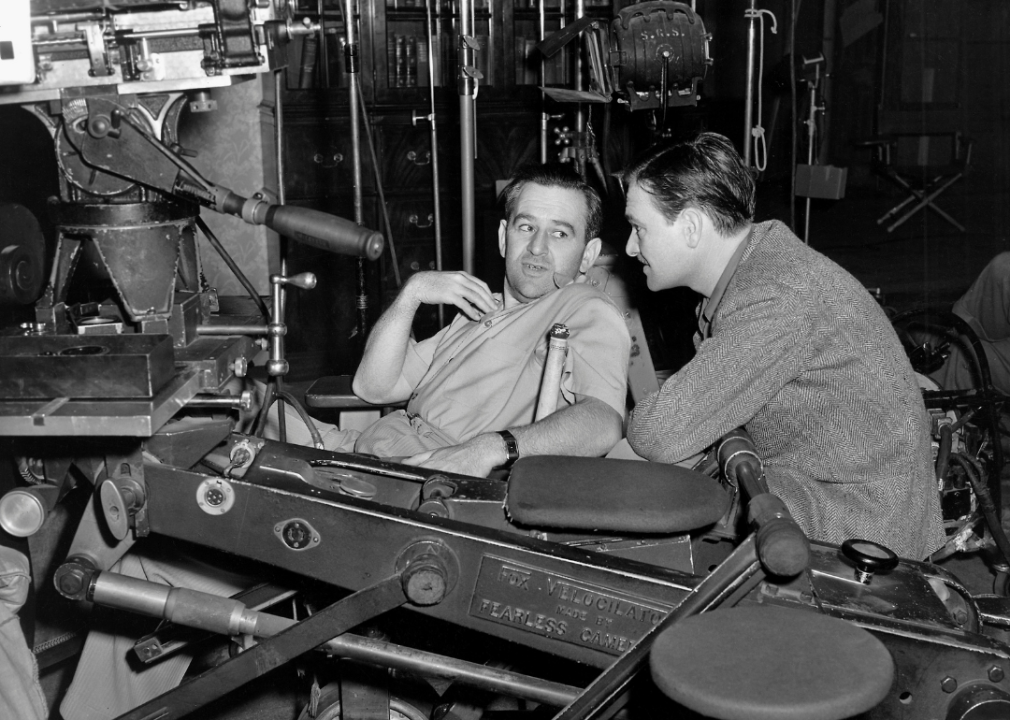 William Wyler & Gregg Toland on the set of ‘The Best Years of our Lives’.