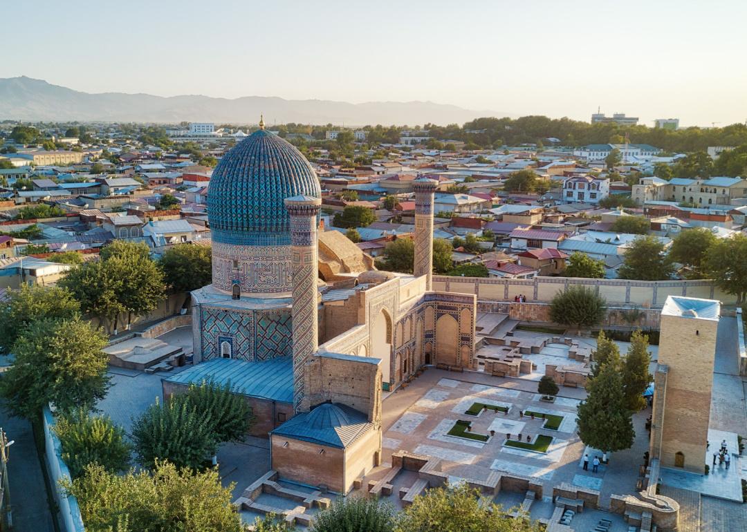 Gur-e-Amir Mausoleum in Samarkand.