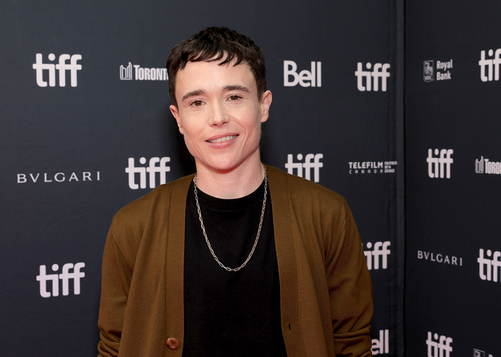 Elliot Page attends the "Close to You" premiere at TIFF.