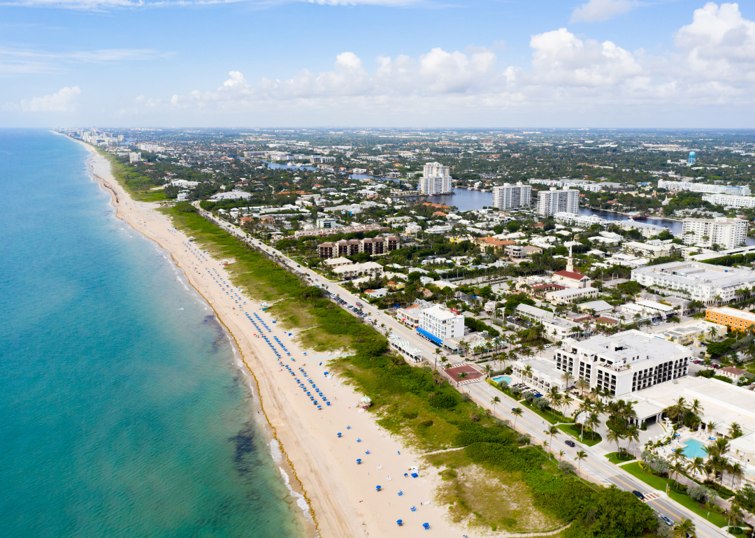 Aerial view of Delray Beach.