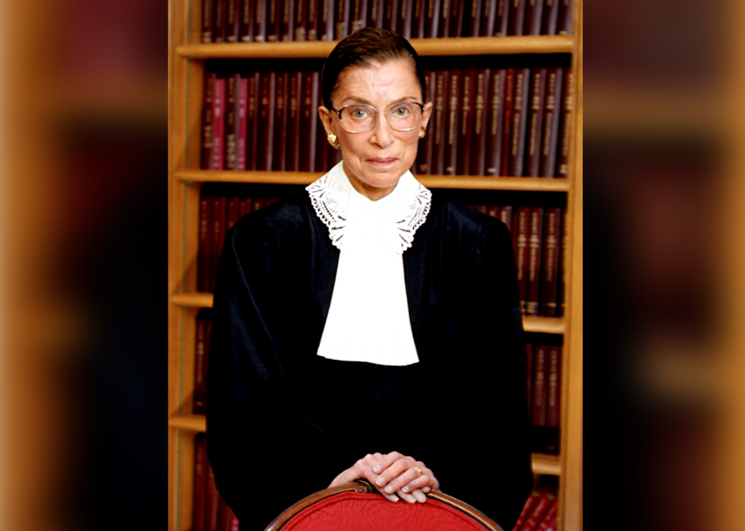 Ruth Bader Ginsburg SCOTUS photo portrait.