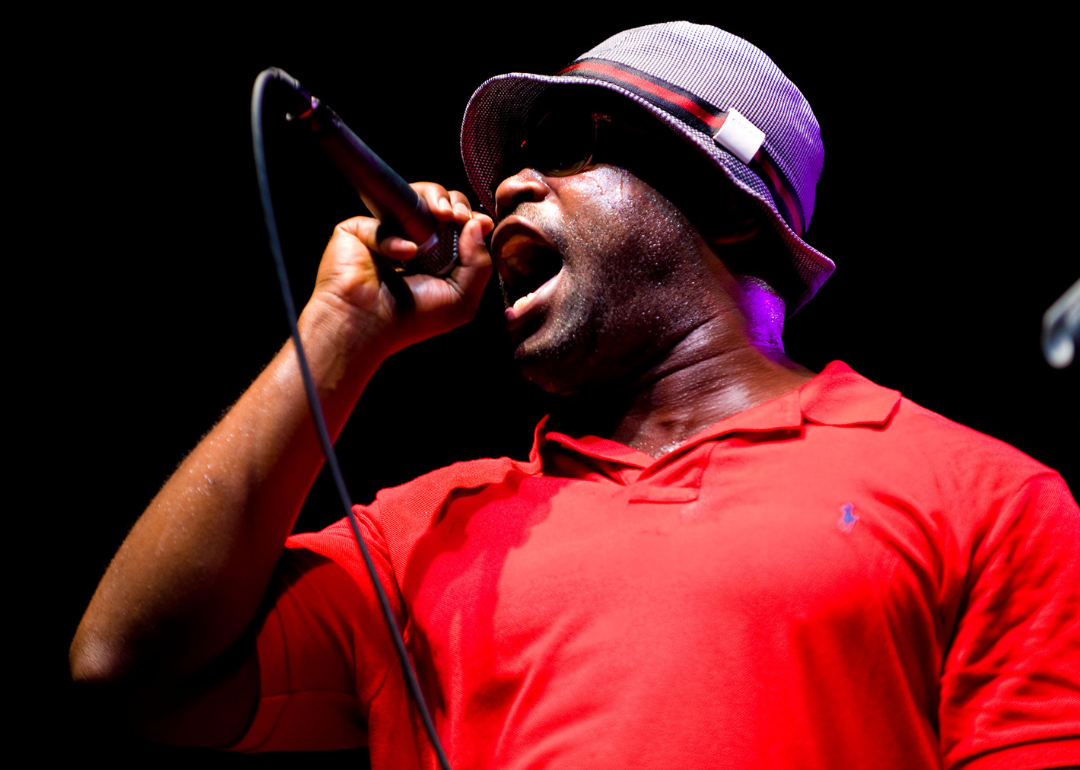 Tariq Trotter of the Roots performs.