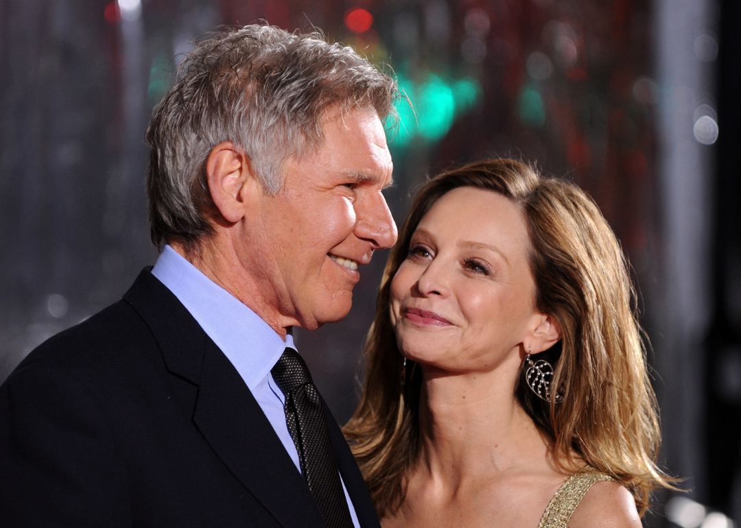 Harrison Ford and Calista Flockhart at an event