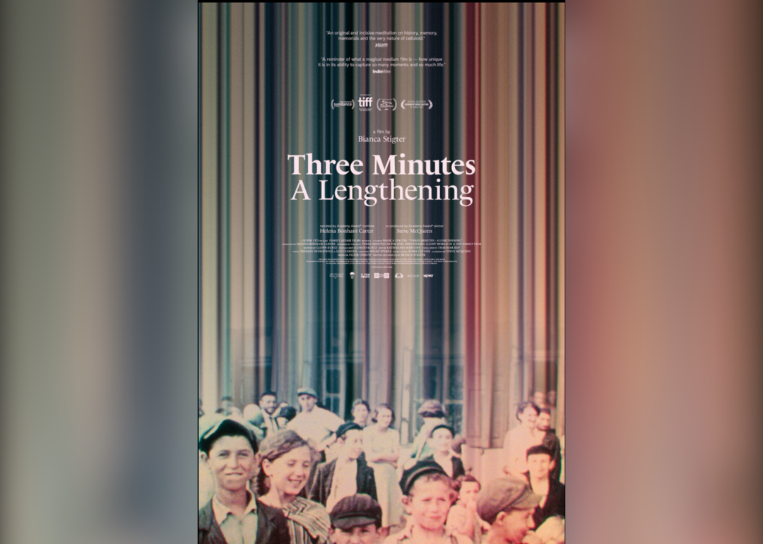Promotional image from the documentary ‘Three Minutes: A Lengthening’