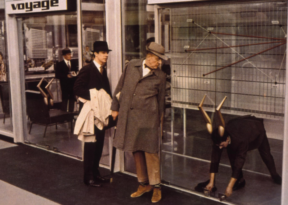 Jacques Tati in ‘Playtime’.