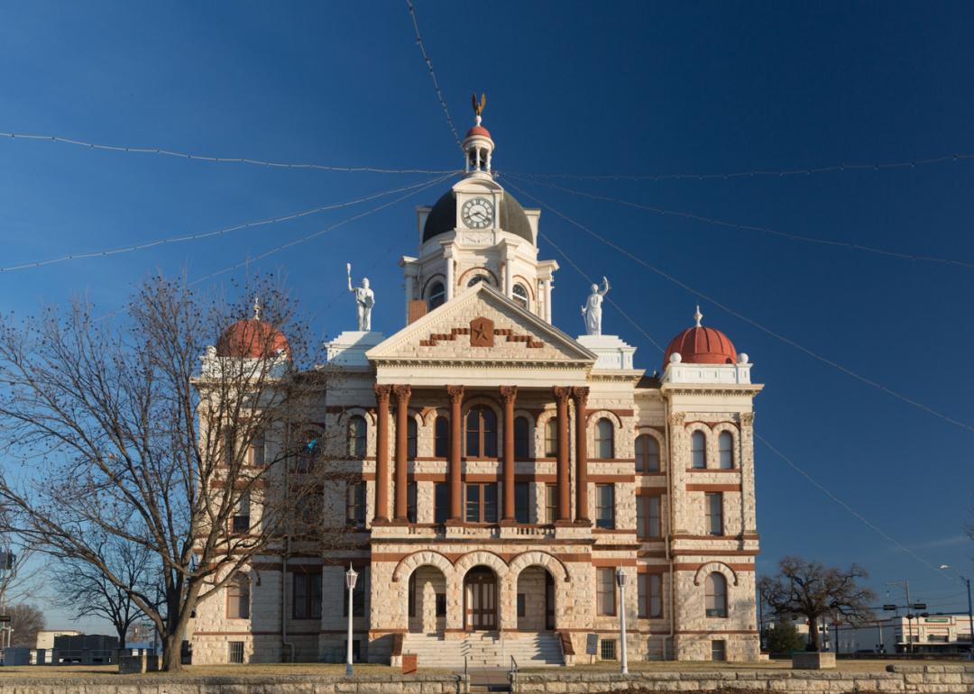 Coryell County courthouse in Gatesville.