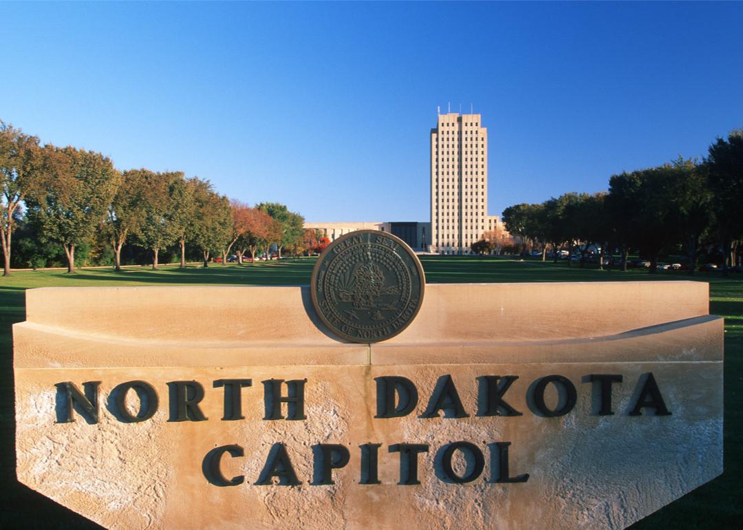 North Dakota State Capitol building.