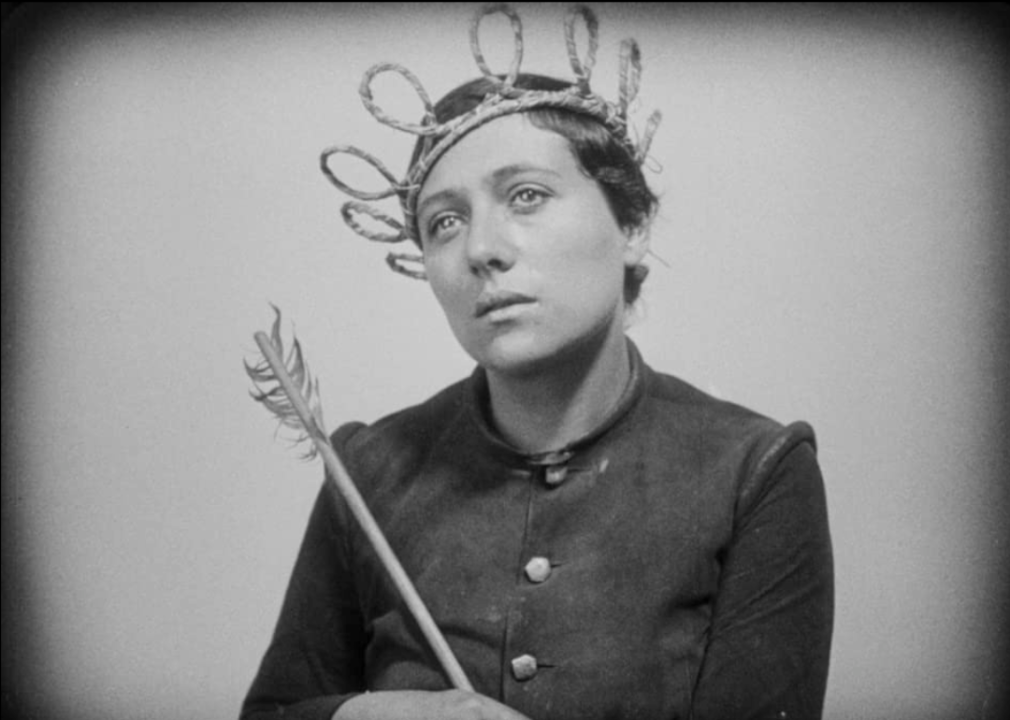 Maria Falconetti in a scene from ‘The Passion of Joan of Arc’.